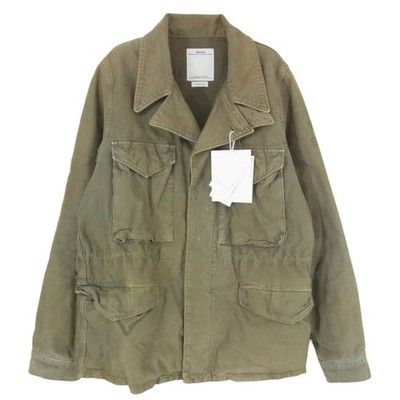 VISVIM 16SS 0116105013028 ACHSE JKT DMGD CHINO Ax Jacket Stencil Used LIFE-0