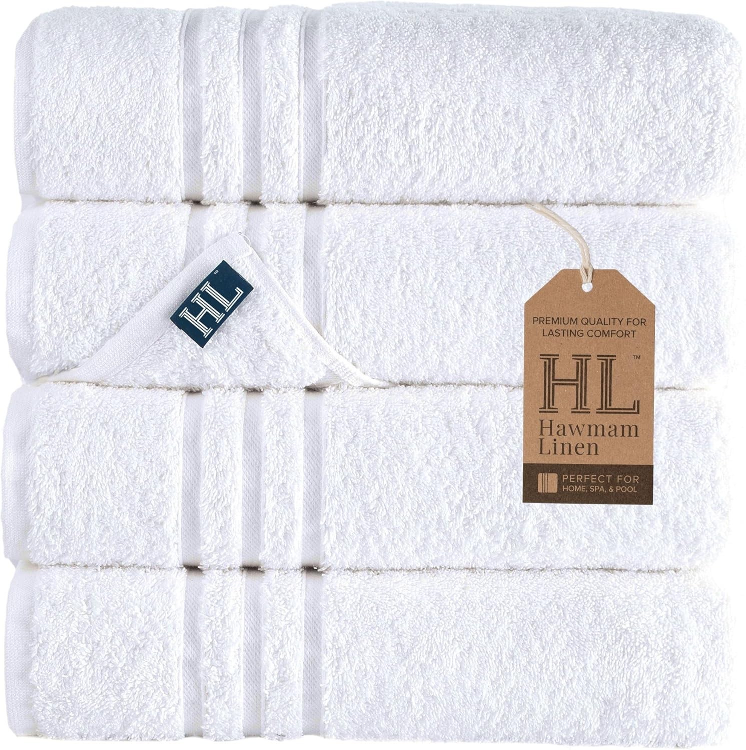 S 4 Pack 27 X 54 Inches 100% Turkish Cotton Soft Li