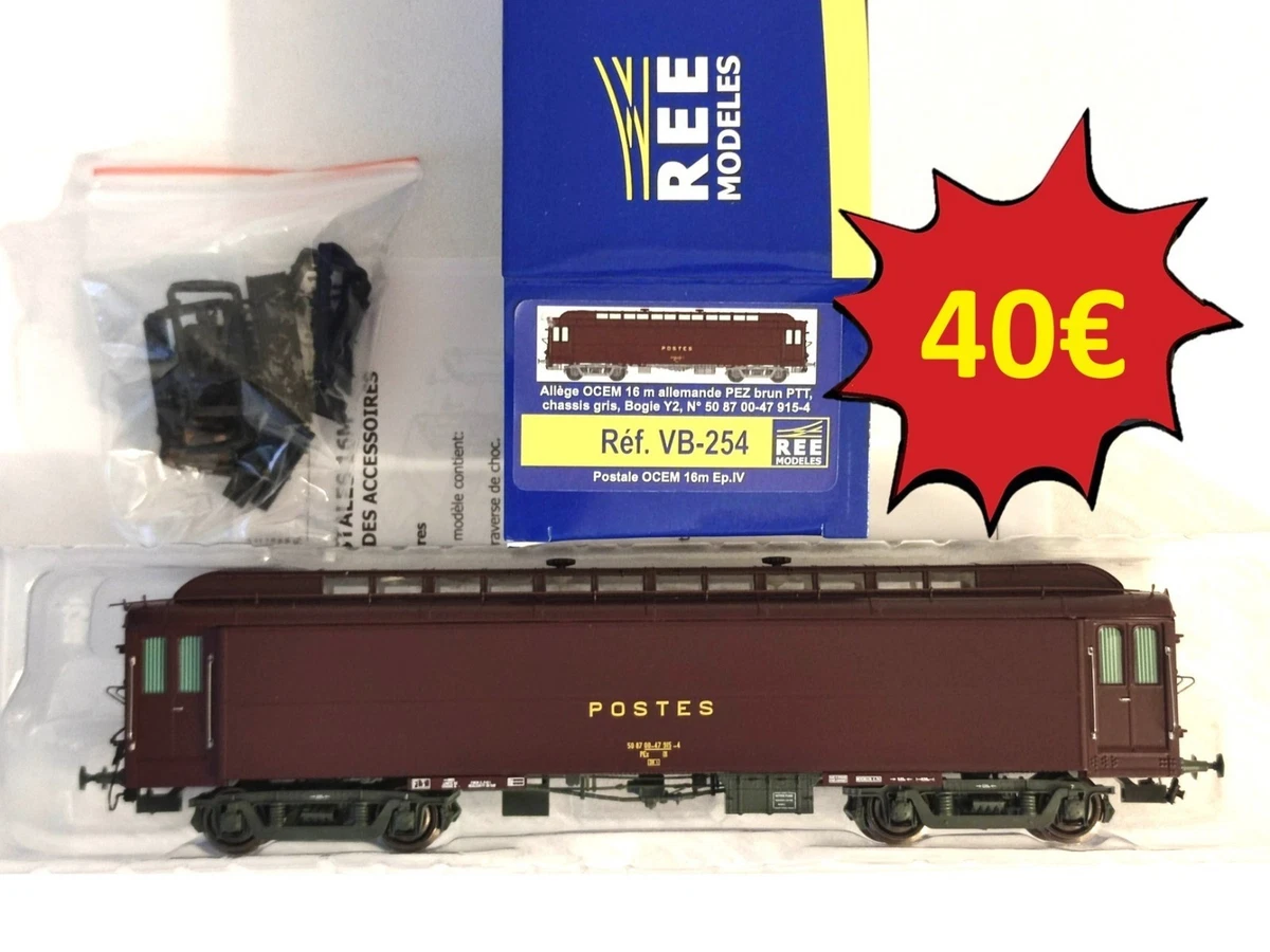 Wagon Poste SBB CFF échelle 0 – Buco – Acier Embouti – époque 3