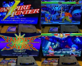 Ss Vampire Hunter S Er Expansion Rum Cartridge 4Mb Included Set Of 2 Sega Saturn