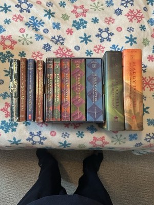 Harry Potter 1-7 Books Set + Percy Jackson Series 1-4
