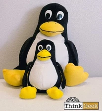 ThinkGeek.com - Plush Collectible - think geek plush linux tux pengiun 6" and 12