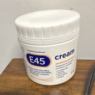 E45 Cream 350g Daily Use Moisturizer for Dry Skin, Eczema, Psoriasis, Sunburn