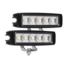 6 Inch Light Bar, 5000Lms Flood Light Reverse Backup Lights for Tractor 72W