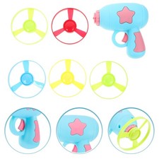 Cat Toy Flying Disc Saucer Launcher Gyro Toys Child Disk
