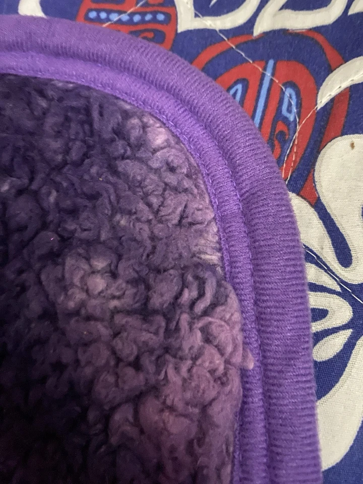 NBA Lakers Purple Fleece Blanket - Image 2 of 4