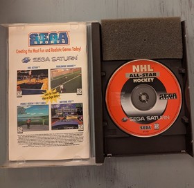 NHL Allstar Hockey Sega Saturn Game 1995