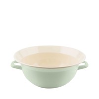 Riess Weitling SchüSsel ObstschüSsel Schale Emaille 26Cm NilgrüN SalatschüSsel