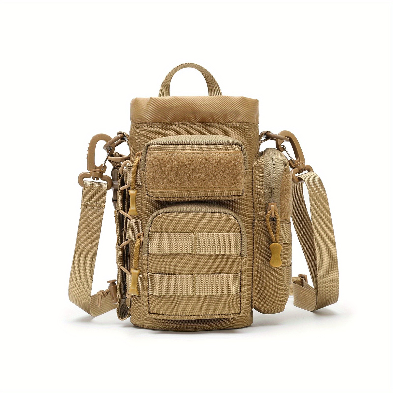 Large Capacity MOLLE Water Bottle Pouch - Adjustable Strap for Outdoor Sports 