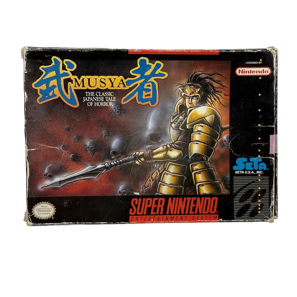 Musya The Classic Japanese Tale of Horror Super Nintendo SNES NTSC USA RARE