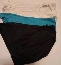 5 Assorted Panties Women  s Sz Xl 9/10 Fruit Of Loom, Bali, White Blue Misc. NWOT