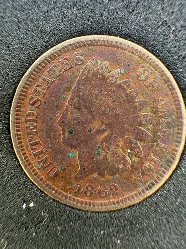1862 indian head Cent Good +