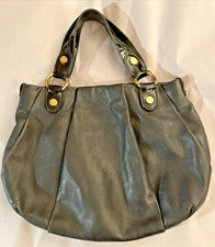 Simply Vera VERA WANG Women's Brown Pebbled LEATHER Classic Hobo SATCHEL HandBag