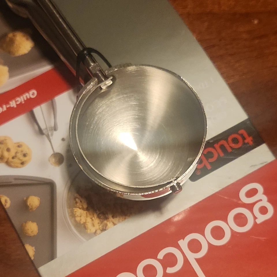 Совок для печенья 2 столовые ложки, размер #40 черпак для теста для печенья, 2 столовые ложки / 30 мл / 1 унция - Изображение 3 из 4