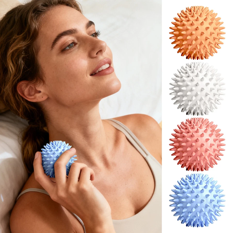 Спортивный массажный мяч миофасциальный высвобождающий массажер колючая глубокая тканевая триггерная точка - Изображение 3 из 4