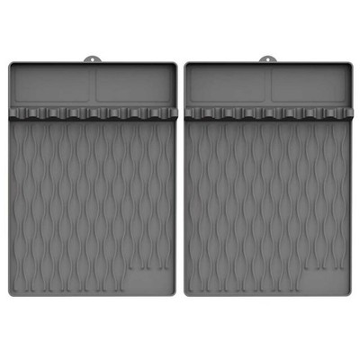 Silicone Griddle Tools Mat with Drip Pad for Blackstone   NonSlip Spatula Res...