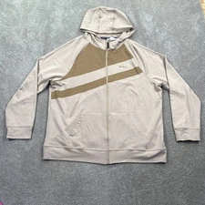 Ben Sherman Sportswear Performance Full Zip Up Hoodies Men's Size XXL Beige