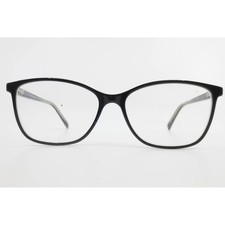 Warby Parker WP 20210 Black Crystal Eyeglass Frames 58-16-150 Rectangular Mens