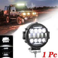 7 Black Led Pods Work Light Bar Round Driving Fog Headlight Truck Off Road 7 Black Led Pods Work Light Bar Round Driving Fog Headlight Truck Off Road