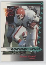 1992 Wild Card Running Wild Silver Tommy Vardell #33 Rookie RC 3pu. rookie card picture