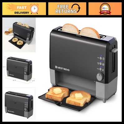 2-Slice Wide-Slot Toaster with Bagel & Gluten-Free Settings, Cool-Touch, Fast To