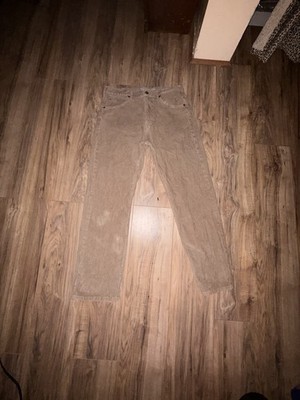 Patagonia Men s Beige Corduroy Straight Leg Jeans Regular Fit Mid Rise