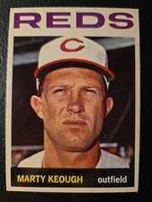 1964 Topps #166 Marty Keough Cincinnati Reds