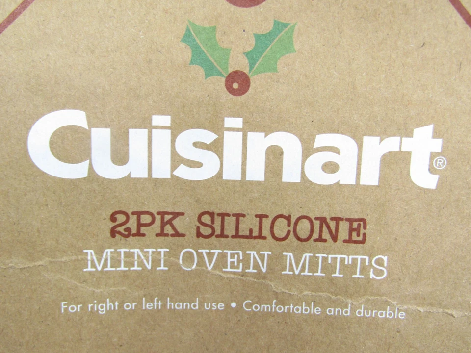 Mini guantes de silicona para horno de Navidad Cuisinart 2 Pak. Nuevo. Foto 4 de 4