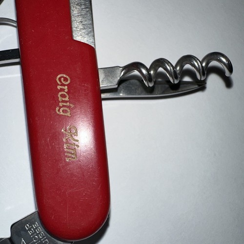Vintage Victorinox Huntsman '76-'84 Schweizer Taschenmesser ""INTERLAKEN"" auf Waage - Bild 11 von 16