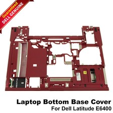 Dell OEM Latitude E6400 Laptop Bottom Base Cover Assembly Red X668D FX450