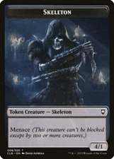 10 Token Cards - SKELETON - Commander Legends: (CLB) - Magic MTG FTG
