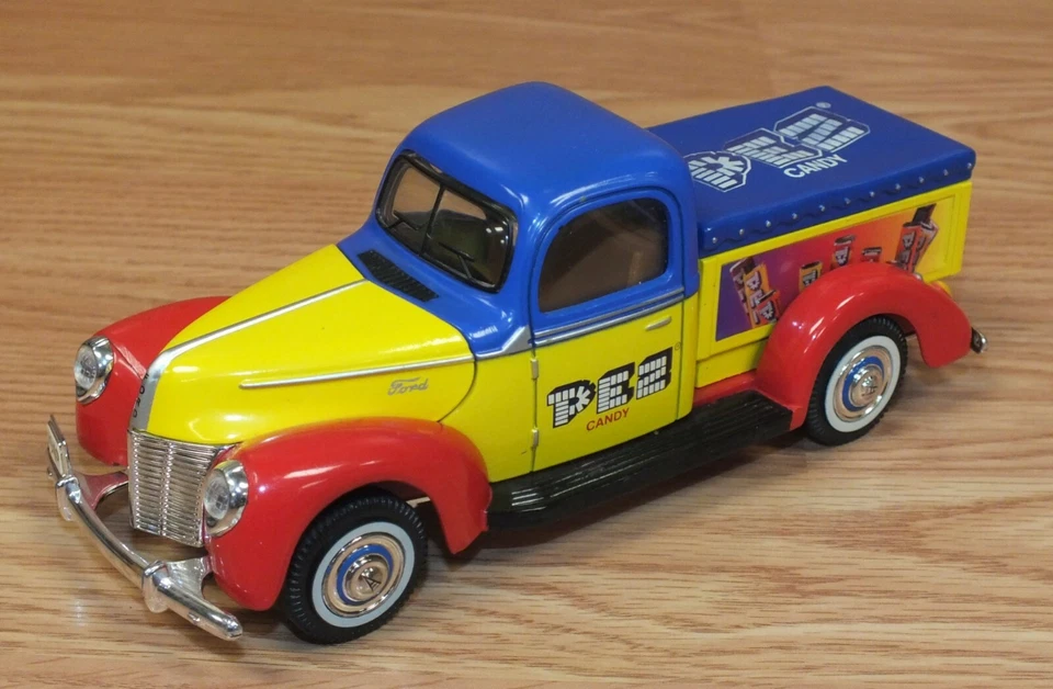 Vintage Golden Wheel 1940 Ford Replica Pez Candy Collectible Diecast Truck - Image 3 of 4