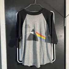 Vtg 80s Pink Floyd A Momentary Lapse 1987 World Tour Shirt Raglan Size M