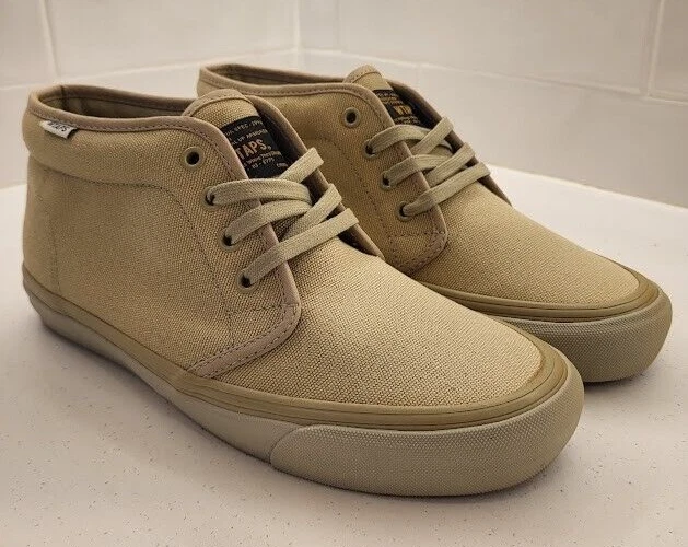 Bottes homme Vans X WTAPS 2013 OG Chukka beige taille 9 quartier Defcon Supreme