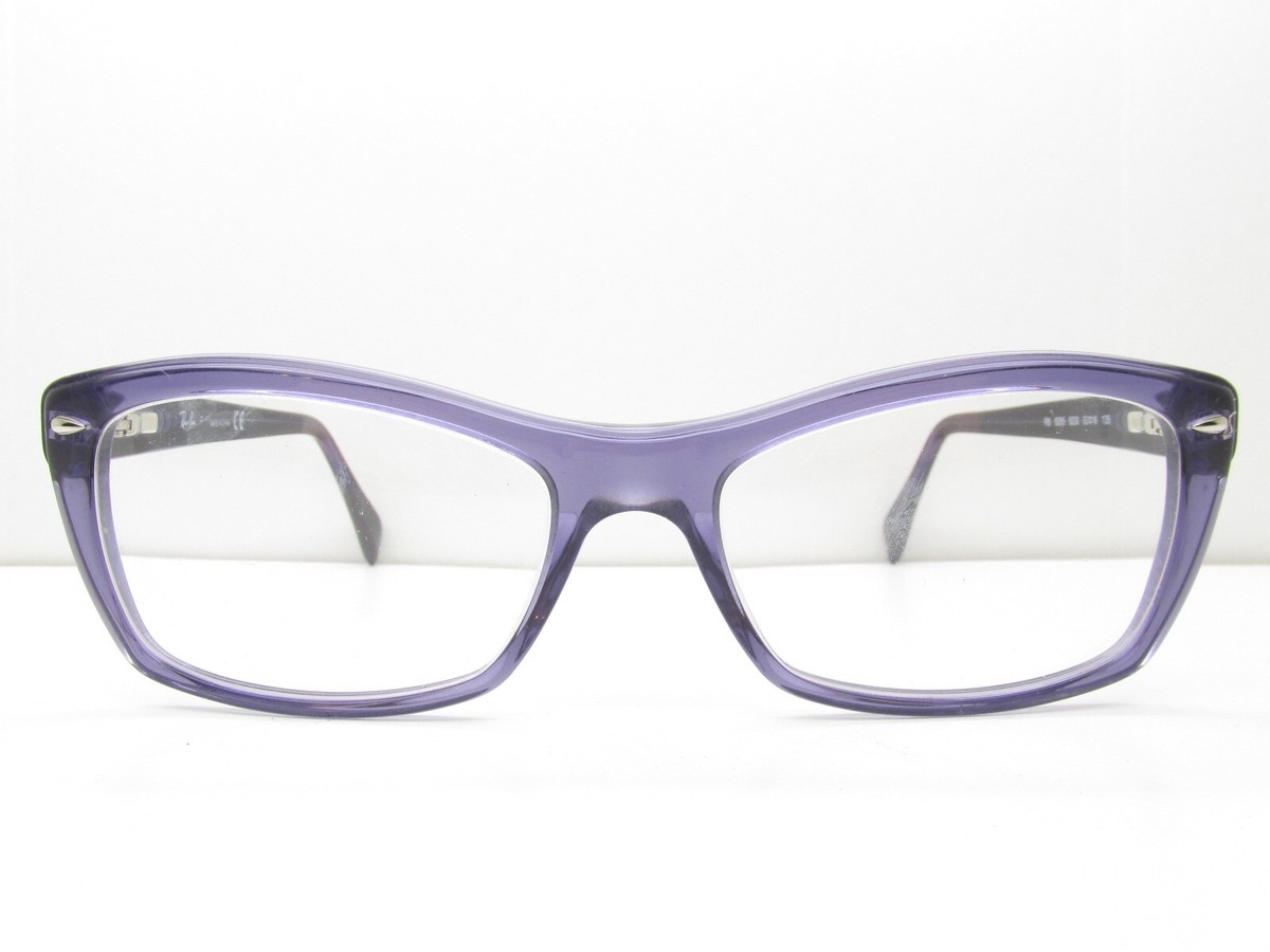 RAY-BAN RB 5255 5230 RECTANGULAR HORN-RIMMED EYEGLASSES