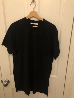 100% authentic classic Givenchy star embroidered T-shirt, sz XS | eBay