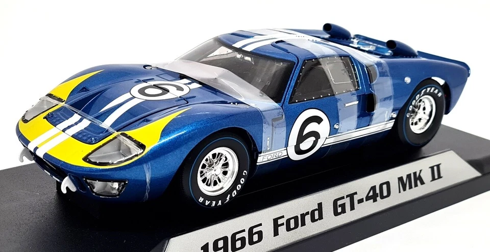Acme 1/18 - Ford GT40 MK2 1966 Le Mans #6 Blue Diecast model car - Image 3 of 4
