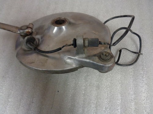 1973 YAMAHA TX500 REAR BRAKE PLATE - Picture 11 of 11