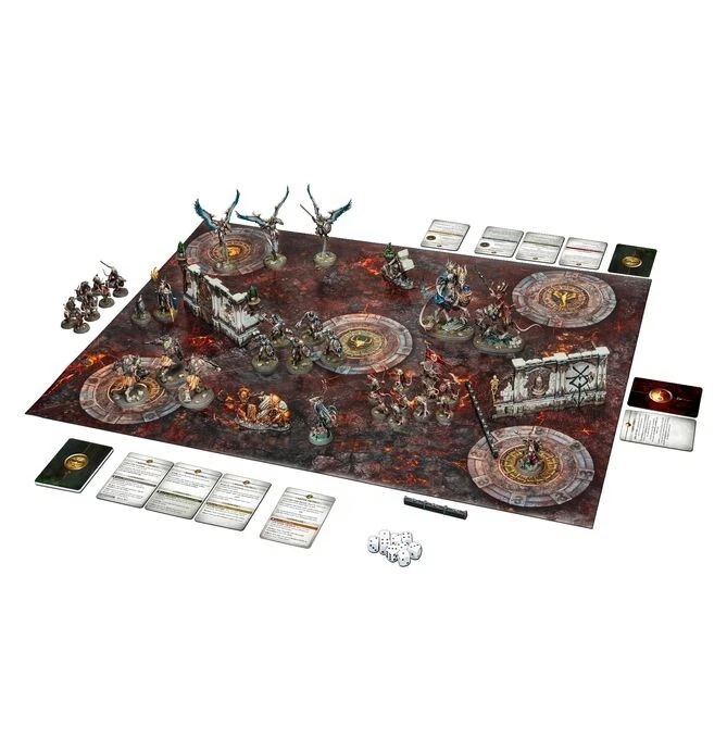 Warhammer AoS Skaventide- Spearhead Fire & Jade THICK Gameboard DOUBLE SIDED,NEW - Image 3 of 3