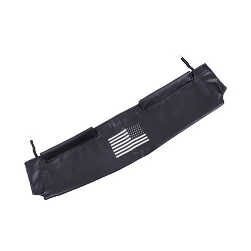 Front Leather Hood Cover Protector Bra Trim For Land Rover Defender 110 2020-24 - Picture 8 of 11