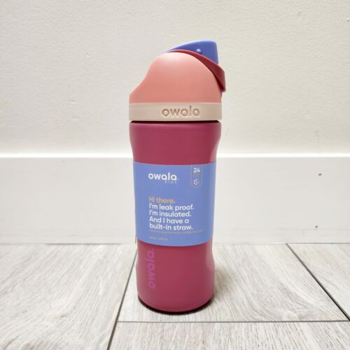 Owala FreeSip 16oz Stainless Steel Water Bottle Yoga Rose