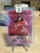 2021-22 UD Credentials Debut Ticket Access AUTO Dawson Mercer RC #’D /49 Devils