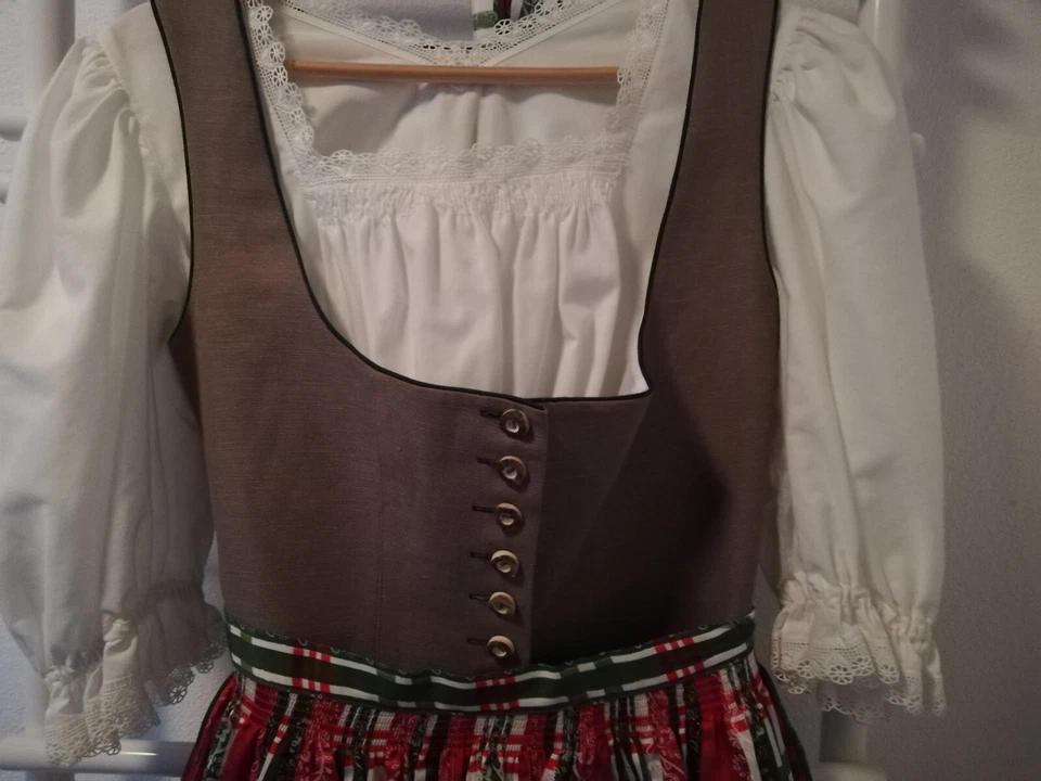 Wild und Wald, Dirndl Kleid Damen, Leinen, Gr. 40, neu - Bild 4 von 4