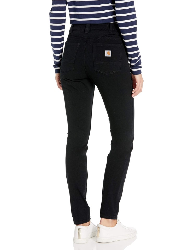 Carhartt Women's Rugged Flex Slim Fit Work Pant, Black, 10 eBay