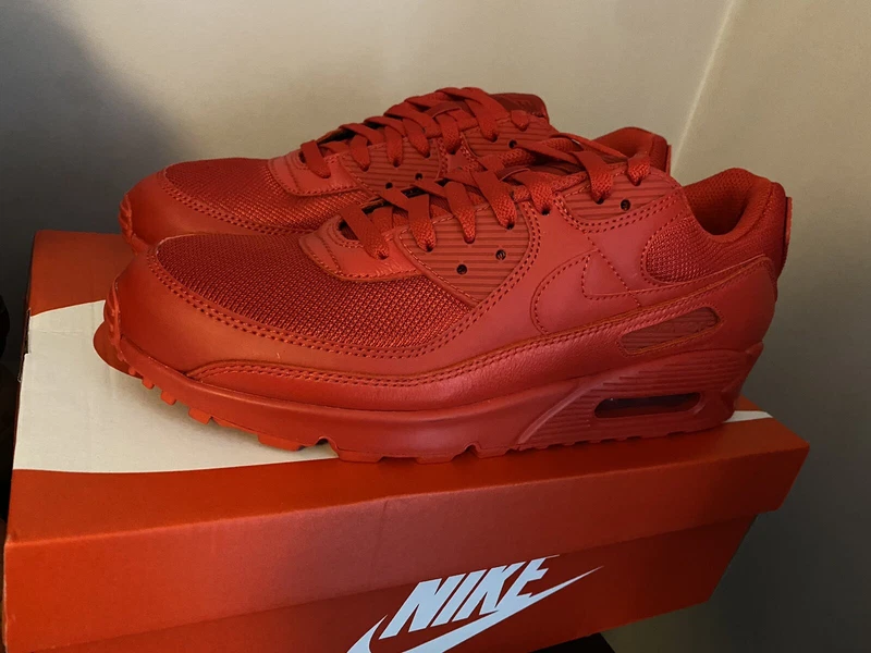 nike air max 90 triple red