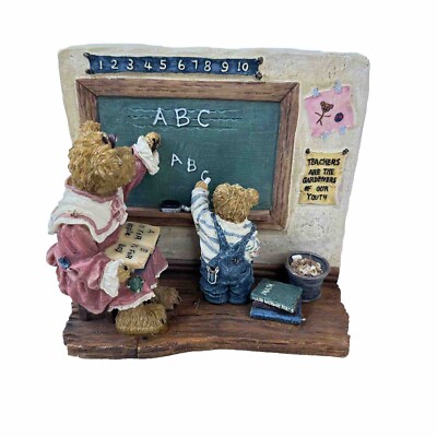 Boyds Bears Miss Wise W/Newton Promise For The Future Teacher Student Figurine