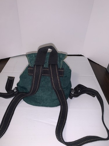Kipling Vintage Drawstring Climber’s Backpack, Crossbody Bag: Green - Picture 4 of 12