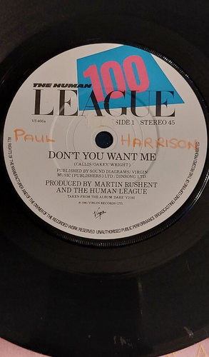The Human League x2 singles Don’t You Want Me & Mirror man in vg condition . - Picture 5 of 8
