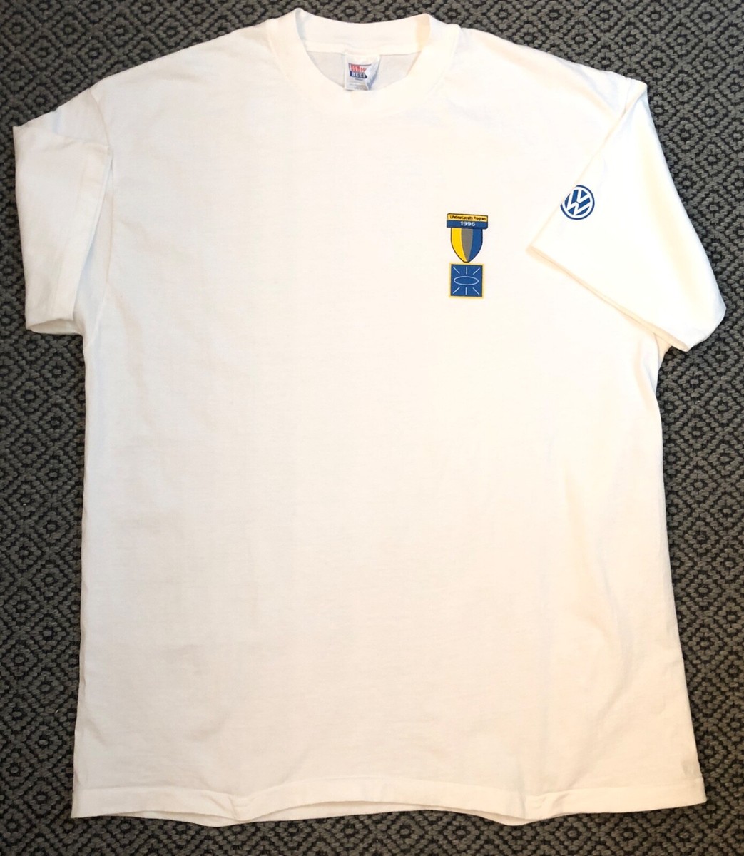 Vintage VW Volkswagen Tee Shirt w/ VW & other Logo by Hanes  