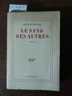 Le sang des autres - Simone De Beauvoir
